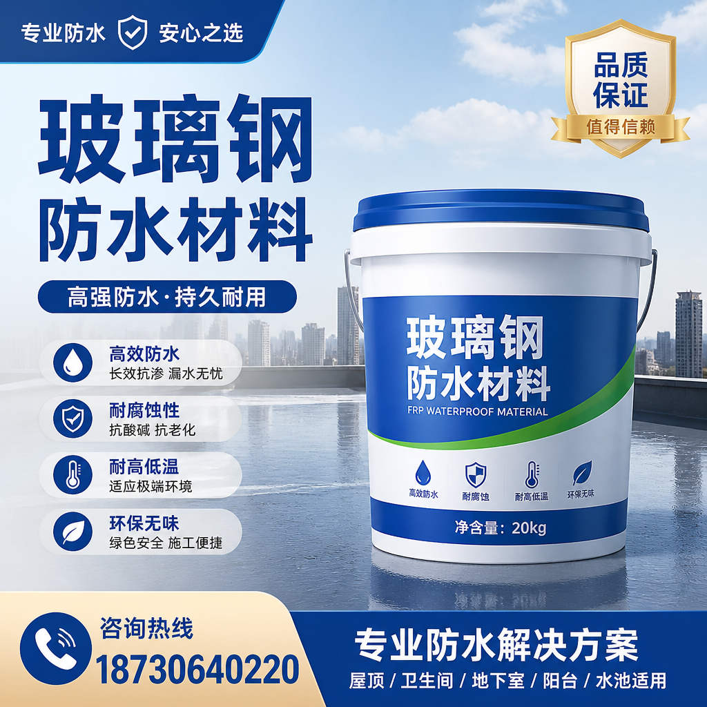 了解玻璃钢防水材料的市场趋势,唐山 企业不可不知